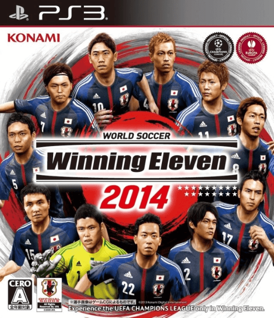 WORLD SOCCER Winning Eleven 2014 box art for Playstation 3